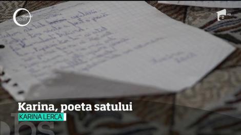 Karina, poeta satului. O copilă dintr-o comună din Botoşani a scos primul său volum de versuri, la nici 12 ani