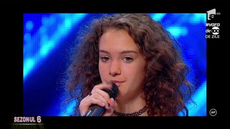 Vă amintiți? Olga Verbițchi, adolescenta-fenomen din Chișinău, a c&acirc;ntat &bdquo;Sweet People&rdquo; și i-a făcut pe jurați să izbucnească &icirc;n lacrimi!