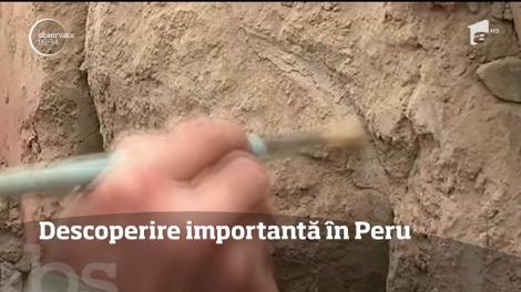 Frize vechi de 3.500 de ani, descoperite de arheologii din Peru