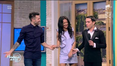 Florin Ristei şi Ruxandra Luca au luat lecţii de vals vienez