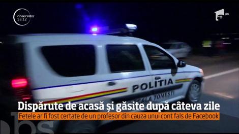 Cele două adolescente dispărute dintr-o comună din Iaşi au fost găsite