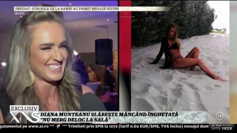 Diana Munteanu, secretul dulce pentru formele sale de invidiat! Prezentatoarea "Prietenilor de la 11"  slăbește mâncând înghețată: "Nu merg deloc la sală"