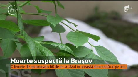 Moarte suspectă la Brașov. O femeie a căzut de pe un bloc