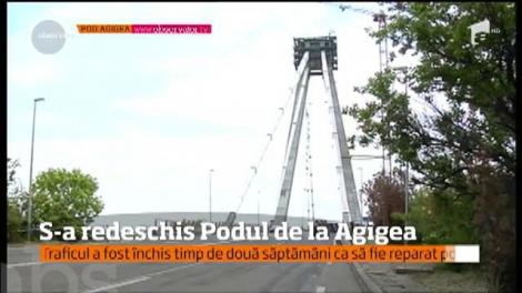 Podul de la Agigea s-a redeschis, după ce a fost închis pentru reparații