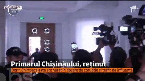 Dorin Chirtoacă, primarul Chişinăului, a fost reţinut de procurorii anticorupţie din Republica Moldova