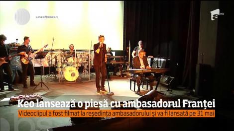 Keo, colaborare surpriză pentru toată lumea! Artistul va cânta alături de Amabsadorul Franței în România