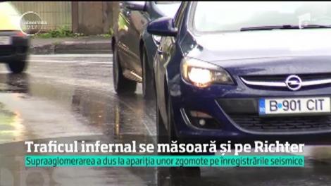 Traficul bucureştean determină false cutremure. Specialiştii spun că aparatele sunt date peste cap