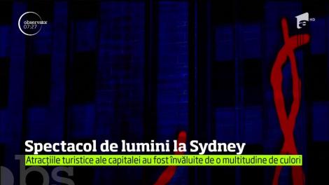 Spectacol de lumini la Sydney