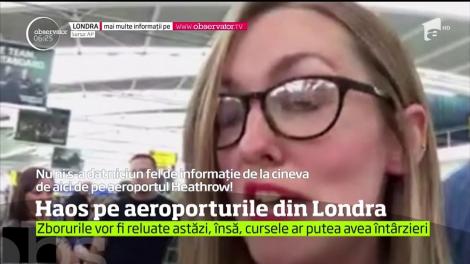 Has pe aeroporturile din Londra. British Airways a anulat toate zborurile de pe aeroporturile Heathrow şi Gatwick