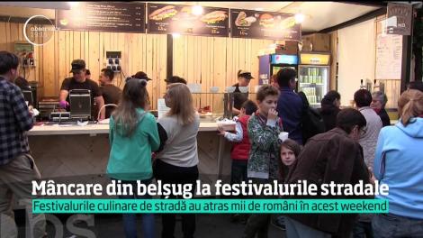 Mâncare din belșug la festivalurile culinare stradale