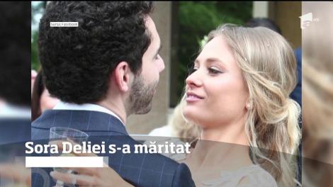 Oana Matache, sora Deliei, s-a măritat. I-a fost alături sora ei, dar nu şi mama