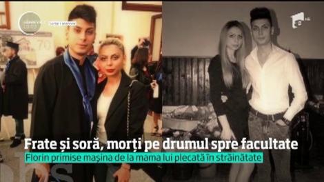 Doi tineri, frate şi soră, au murit într-un grav accident