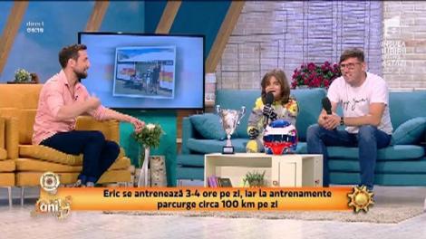 Eric Enache, primul pilot român de Formula 1?! Puștiul de șapte ani a început cu kartingul, la care este deja campion: ”Totul a început când tata mi-a dăruit un kart!”