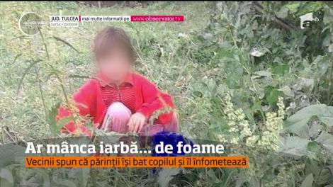 Caz şocant în judeţul Tulcea. O copilă de 13 ani ar fi ajuns să mănânce iarbă, de foame: Părinții o bat și o trimit la muncă