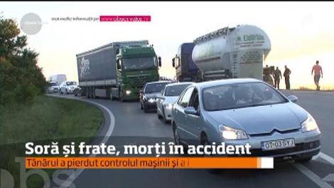 Tragedie pentru doi părinţi din Balş. Fiica şi fiul lor au murit într-un accident rutier violent, pe o şosea din Dolj