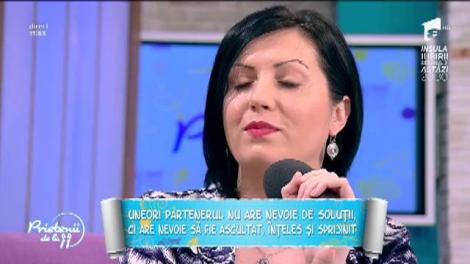 Intimitatea emoţională apare atunci când există înţelegere în profunzime, în cuplu