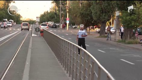 Un colect abandonat în parcarea unui supermarket a provocat panică, într-un cartier din Galaţi