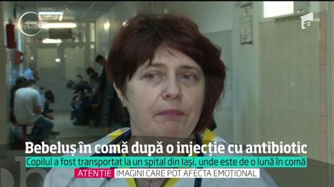 Caz șocant în România. O injecţie cu antibiotic a băgat în comă un bebeluş de cinci luni, la Spitalul din Bârlad