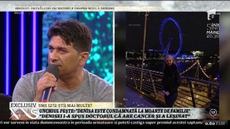 Florin Pește, unchiul Denisei Răducu, încă o dezvăluire șocantă: "Când a aflat diagnosticul, nepoata mea era singură"