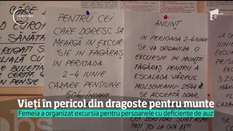 S-a pornit Revoluţia pe Facebook după ce o doamnă a anunţat că vrea să ducă mai multe persoane cu dizabilităţi pe un traseu montan extrem de dificil