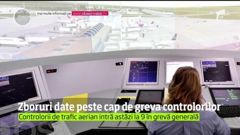 Ai zbor astăzi? Controlorii de trafic sunt în grevă, iar multe curse aeriene vor fi afectate