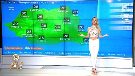Vreme frumoasă și caldă, cu temperaturi în creștere