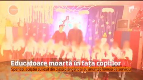 Şoc într-o comună din judeţul Dâmboviţa, unde o educatoare a murit subit în faţa copiilor