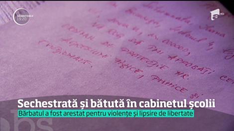 Un pedagog din Huşi, fost poliţist de frontieră, şi-a bătut şi şi-a sechestrat soţia chiar în liceul în care lucrează amândoi