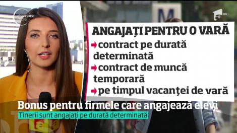 Vine vacanţa, iar elevii sunt poftiţi la serviciu. Statul pregăteşte beneficii pentru angajatorii care vor recruta elevi şi studenţi