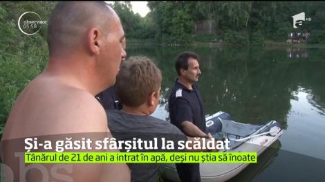 A fost o zi autentică de vară, dar şi una tragică pentru un tânăr de 21 de ani, din Timiş, care s-a scăldat într-un lac