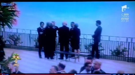 Smiley News: Întâlnire între marii oameni politici ai lumii. Prim-ministrul Canadei, Justin Trudeau, zici că-i pedepsit...!