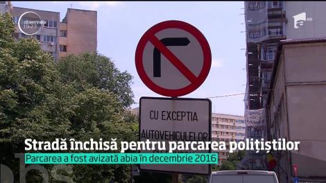 Poliţiştii au ocupat strada! Asta acuză reprezentanţii unei primării din Bucureşti care susţin că agenţii ar fi blocat un drum din apropierea unei intersecţii pe care l-au transformat în parcare