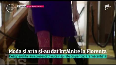 Arta şi moda şi-au dat &icirc;nt&acirc;lnire &icirc;n Palatul Pitti, din Florenţa, la prezentarea ultimei colecţii Gucci