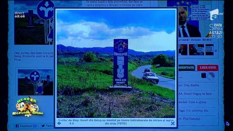 Smiley News: ”- Mă scuzați, pe unde se intră în orașul dumneavoastră?” ”- Pe la ieșire!” Dorel a comis-o din nou. A montat invers indicatoarele!