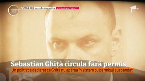 Un poliţist din Prahova a povestit judecătorilor cum circula Sebastian Ghiţă pe şosele