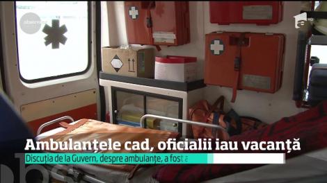 Criza ambulanţelor din România a fost rezolvată astăzi într-un stil pur românesc.