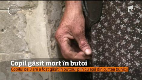 Tragedie într-un sat din Iaşi. Un copil de 3 ani a fost găsit mort în butoiul cu apă din curte