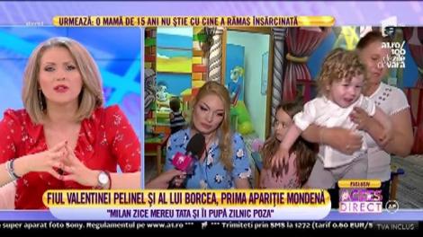 Fiul Valentinei Pelinel şi al lui Borcea, prima apariţie mondenă! "Milan îi zice mereu tata şi îi pupă zilnic poza lui Cristi"