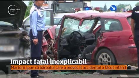 Un om a murit, trei persoane au rămas încarcerate şi alţi doi pasageri au fost răniţi într-un impact rutier violent