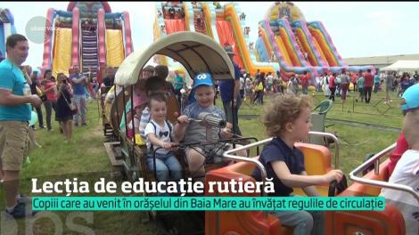 Copiii din Baia Mare s-au jucat astăzi cu poliţiştii