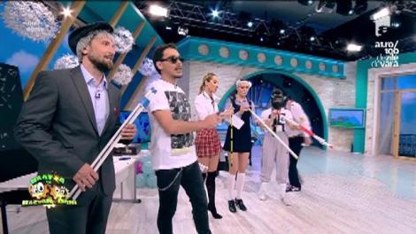 Bătaie cu cornete în platoul de la Neatza! Elevii au ocazia să se răzbune pe profesori