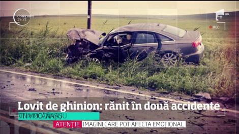 Un bărbat din Neamţ a trecut de două ori pe lângă moarte, în două accidente de maşină, în doar trei săptămâni