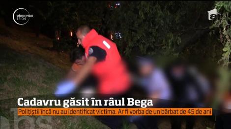 Cadavrul unui bărbat a fost găsit în râul Bega din Timişoara