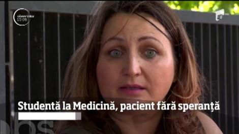 Studentă la medicină, pacient fără speranţă