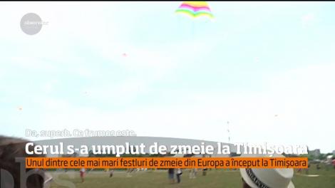 Unul dintre cele mai mari festivaluri de zmee din Europa a început la Timișoara
