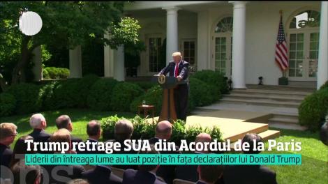 Donald Trump a reuşit performanţa de a panica toată planeta într-o clipă. A retras SUA din acordul asupra climei de la Paris