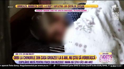 Doi prichindei de trei şi șase ani, condamnați la o viaţă în mizerie. Copilașii nu știu să vorbească și nici ce înseamnă o simplă mângâiere