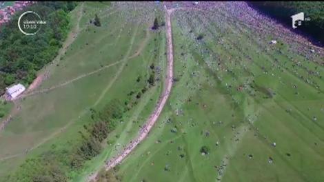 Peste 150 de mii de credincioşi au venit să participe la Liturghia de Rusalii, în Şumuleu Ciuc