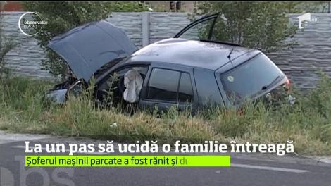 O tânără care avea permis de doar două luni a fost la un pas să ucidă o familie aflată în vacanță într-un sat din Gorj