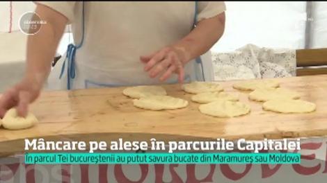 În parcul Tei din Capitală, bucureștenii au putut savura bucate din Maramureș sau Moldova